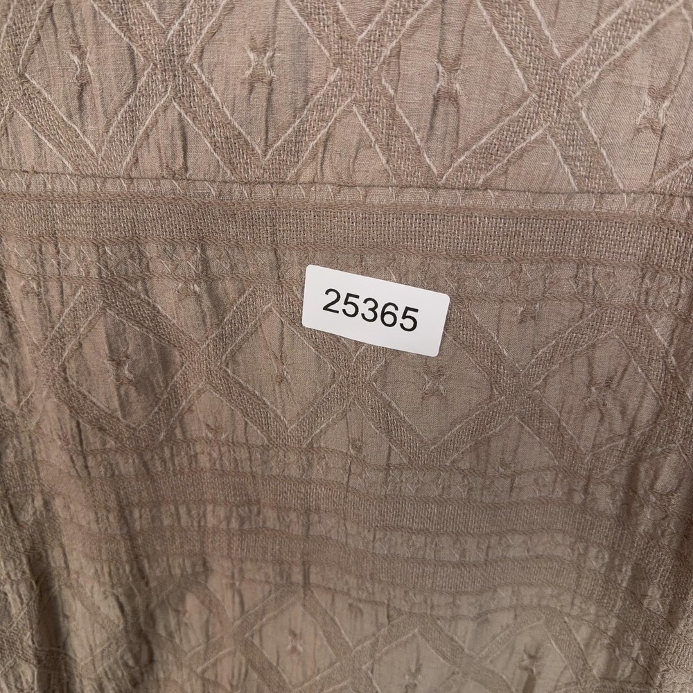 Soft Surroundings Cardigan Sweater Womens 1X Plus Beige Jewel Button Geometric - Picture 13 of 13
